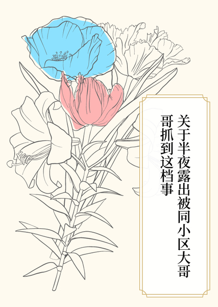 关于半夜露出被同小区大哥哥抓到这档事